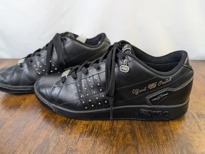  Zapatos deportivos para mujer Marc Ecko de cuero negro "Red Rhino", talla 9,5 Foto 1 de 4