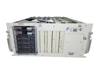 COMPAQ PROLIANT PL1600R - 2x Pentium III @ 600Mhz 128MB RAM Smart 221 240W % - Picture 1 of 5
