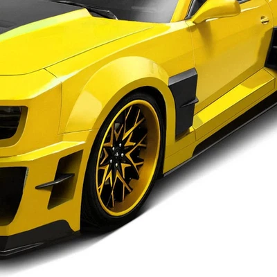 For Chevy Camaro 10-13 Duraflex CCG Style Black Front Wide Body Fender Vents Foto 1 de 4