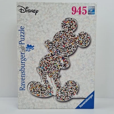 Ravensburger Shaped Mickey Mouse Silhouette 945 piece Puzzle Disney Complete VGC - Image 1 of 4