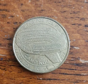 FC Barcelone, Camp Nou, 2017 Monnaie de Paris Münze. FCB Barcelona - Bild 1 von 2
