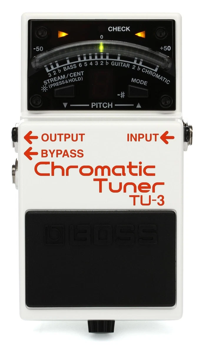BOSS TU-3 未使用 Boss TU-3 Chromatic Tuner Pedal with Power Supply for sale online