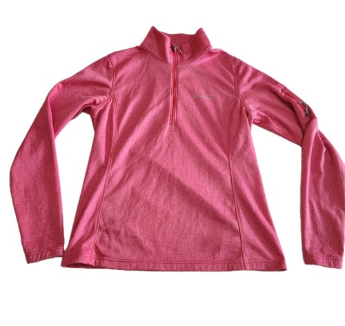 VETEMENTS Giacca mezza zip Columbia Omniwick rosa outdoor performance rosa donna TG L