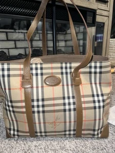 Burberry Haymarket Check Tote - Picture 1 of 17