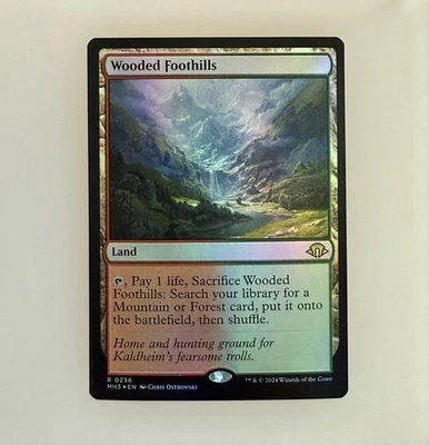 Magic the Gathering: Wooded Foothills Modern Horizons 3 Foil NM - Image 1 of 3