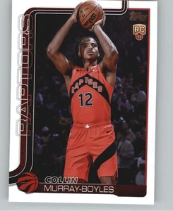 2025-26 Topps Flagship Basketball Collin Murray Boyles RC Rookie Raptors - Picture 1 of 2