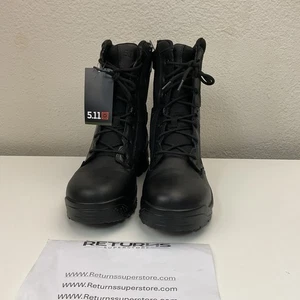 12391 5.11 Tactical ATAC 2.0 8” Mens 10.5 R Black - Picture 1 of 6