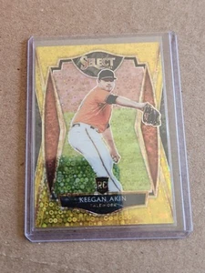 Keegan Akin 2021 Select #154 Rookie Card RC Gold Disco (02/10) Orioles - Picture 1 of 3