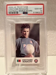 2006 UK Traditions Rookie Christiano Ronaldo Football World Stars PSA 10 - Bild 1 von 2