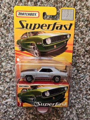 火柴盒 2005 Superfast ROW 69 雪佛兰科迈罗,银色/灰色 #7 — 第 1/2 张图片