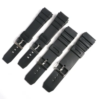 18/20/22/24mm Replacement Watch Strap Silicone Rubber Band Wrist Bracelet Belts