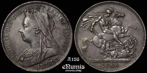Großbritannien, Victoria, Krone 1900, LXIV, schön getönt, UNC - Bild 1 von 8