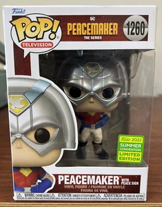 Funko Pop! TV #1260 ""PEACEMAKER"" con segno di pace 2022 esclusiva convenzione estiva - Foto 1 di 10