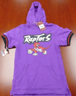 SUDADERA CON CAPUCHA MANGA CORTA MITCHELL & NESS NBA TORONTO RAPTORS TALLA XS Foto 1 de 4