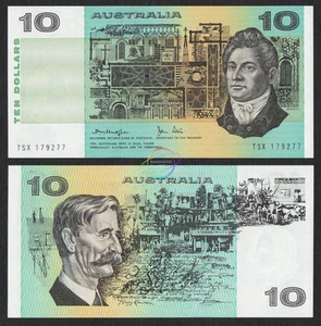 AUSTRALIA 10 Dollars Sign Knight / Stone 1979 P-45c UNC Uncirculated - Picture 1 of 1