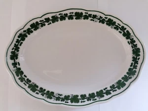 Meissen Porzellan Tablett oval Weinlaub Dekor, 26,5 cm, 2. Wahl, C57.5 - Bild 1 von 5