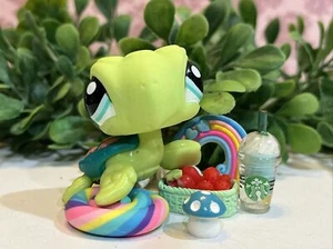 Littlest Pet Shop LPS Authentic VHTF Brazillian Variant Turtle - Picture 1 of 7