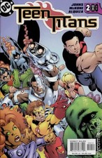 Teen Titans #2 McKone Variant 2nd Printing FN 2003 Stock Image