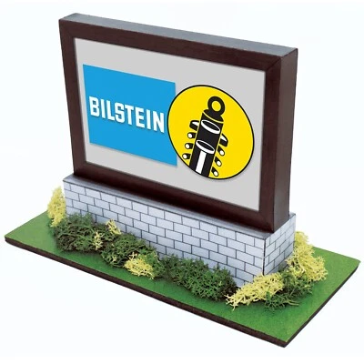 Real Racing Models Roadside Billboard "Bilstein" 1/43 scale slot car - Image 1 of 4