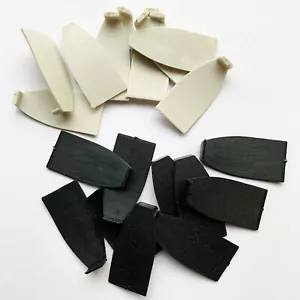 10 Sets Violine Viola Schleife Spitze Material Kunststoff schwarze Spitze weiße Spitze Herstellungsteile - Bild 1 von 3