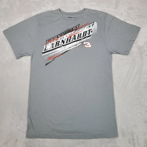 Dale Earnhardt Shirt Mens Medium Grey NASCAR Chase Racing Team Intimidator Adult Cover