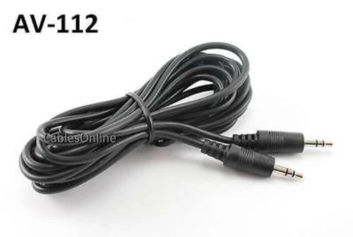 12ft 3.5mm Stereo Audio Male to Male Cable/Cord, CablesOnline AV-112 - Image 1 of 1