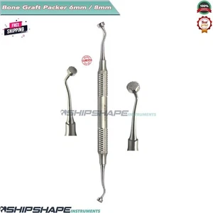 Nuevo tapón de injerto óseo compactador 6 mm-8 mm, empaquetador implantología instrumentos dentales - Imagen 1 de 9