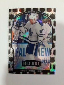 2020-21 Upper Deck Allure Egor Korshkov RC NHL Shield 2005 Walmart Exclusive