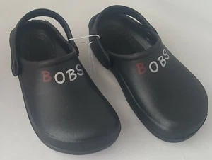 Zoccoli Skechers Bobs neri unisex giovani bambini taglia 2 nuovi senza scatola - Foto 1 di 8