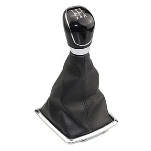 5 Speed Gear Shift Knob Stick Lever with Boot Cover For Ford Focus MK2 2005-2008 - Picture 1 of 6