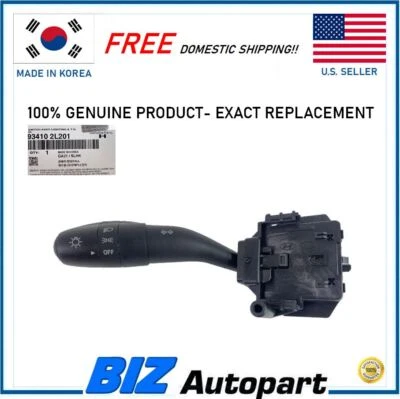 Genuine Multi-Function Switch W/O Fog Lamps for 2009-2012 ELANTRA OE 93410-2L201 Foto 1 de 4