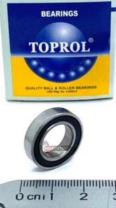 6803-2RS C3 Premium Sealed Ball Bearing, 17x26x5mm TOPROL 61803 - Picture 1 of 3