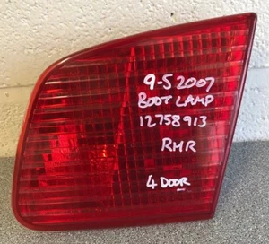 SAAB 9-5 95 Right Hand Rear Inner Boot Light Lamp 12758913 4 DOOR Saloon 06-2010 - Picture 1 of 4