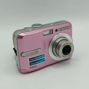 Samsung Digimax S860 8.1MP Digital Camera Pink "CARD ERROR" Issue Read AS IS - Picture 1 of 13