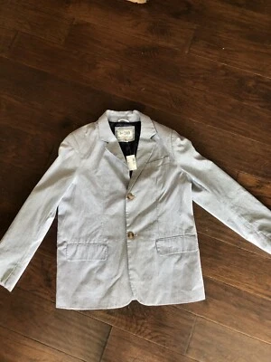 Abrigo deportivo Seersucker azul marino para niños nuevo con etiquetas lugar para niños 14 Foto 1 de 4