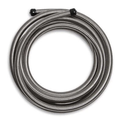 11/16" 10 FEET STAINLESS STEEL BRAIDED -AN12 AN12 -12 OIL FUEL LINE HOSE 1000PSI - Image 1 of 4