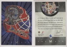 2001-02 ITG Be A Player Between the Pipes The Mask Martin Biron