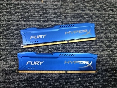 J315 8GB (2x 4GB) Kit RAM HX313C9FK2/8 DDR3 1333MHZ 240Pin DIMM For HyperX FURY - Image 1 of 4