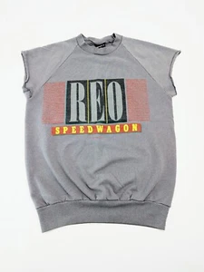 VINTAGE MENS 1980s REO Speedwagon Sleeveless Crewneck  - Picture 1 of 7