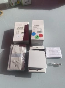 (2) Lutron White Occupancy Sensor Infrared Wall Switch + Heavy Duty - New In Box - Picture 1 of 3