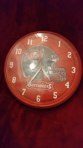 Nice large Tampa Bay Buccaneers Clock Cover
