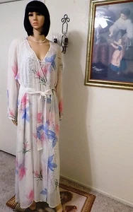 MALIZIA por LA PERLA IV V NUEVO CON ETIQUETAS Neiman Marcus Seta-Seda Peignoir Set L grande - Imagen 1 de 12