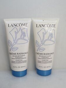 Lancome Creme Radiance Clarifying Cream To Foam Cleanser 2 Oz Lot Of 2
