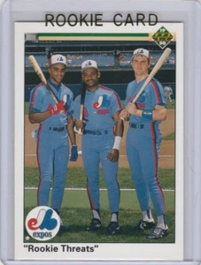 LARRY WALKER, GRISSOM & DeSHIELDS Minacce ROOKIE CARD Trio Upper Deck EXPOS RC - Foto 1 di 2