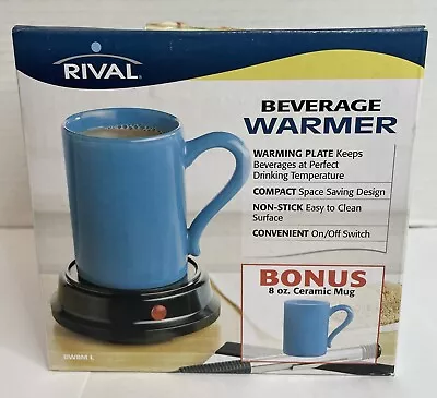 Calentador de sopa de bebidas Rival incluye taza de cerámica de 8 OZ azul Foto 1 de 4