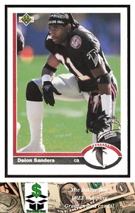 1991 Upper Deck #154 Deion Sanders - Atlanta Falcons - Bild 1 von 2