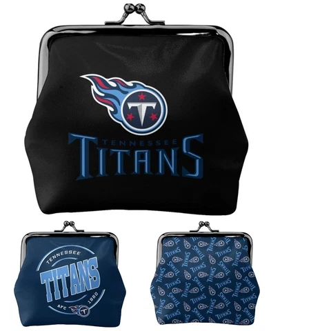 Tennessee Titans Leather Coin Purse Change Purse Coin Bag Ladies Mini Wallet Cover
