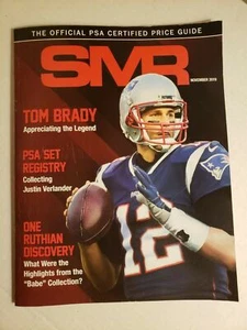 Magazine SMR novembre 2019 avec Tom Brady en couverture New England Patriots - Photo 1 sur 3