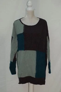 Style & Co. Women's Sweater Colorblock Tunic Green 2XL - Picture 1 of 1