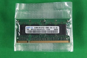 NEW, SEALED, SAMSUNG 512MB PC2-4200S DDR2 SDRAM LAPTOP MEMORY 2RX16 - Picture 1 of 3